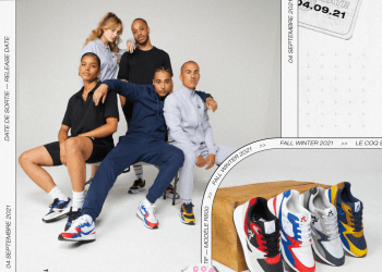 Le Coq Sportif relanza las legendarias sneakers LCS R con tecnología Dynactif