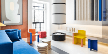 Laminam participa en Casa Decor 2023 con un vanguardista espacio en color block, diseñado por Jaime Jurado y Mónica Bartolessis