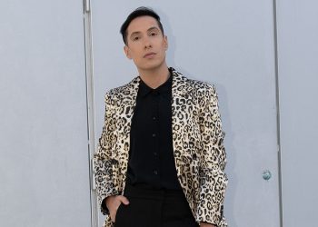 Jesús Reyes y su 80’s fashion look: la clave para vestir animal print esta temporada