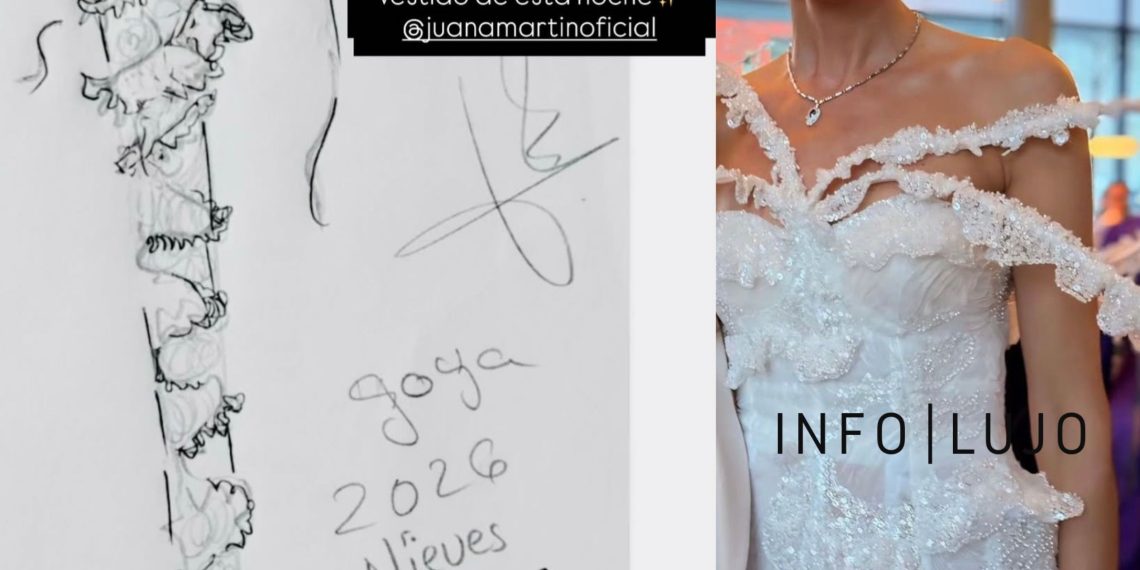 Premios Goya 2026: El vestido de Nieves Álvarez, en primicia, a escasas horas de la gala: arquitectura orgánica en blanco y de Juana Martín