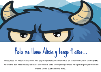 Nace ‘El monstruo de mi cabeza’, una campaña para visibilizar sobre el DIPG, el cáncer infantil con una mortalidad del 99%